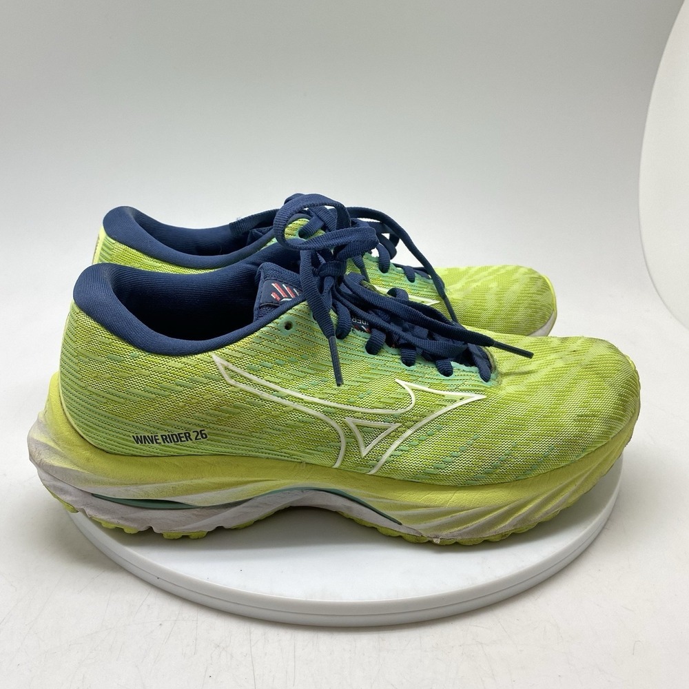 Mizuno Sneakers‎ Womens 8 Wave Rider 26 411377 4M00 Green Running Gym Shoes